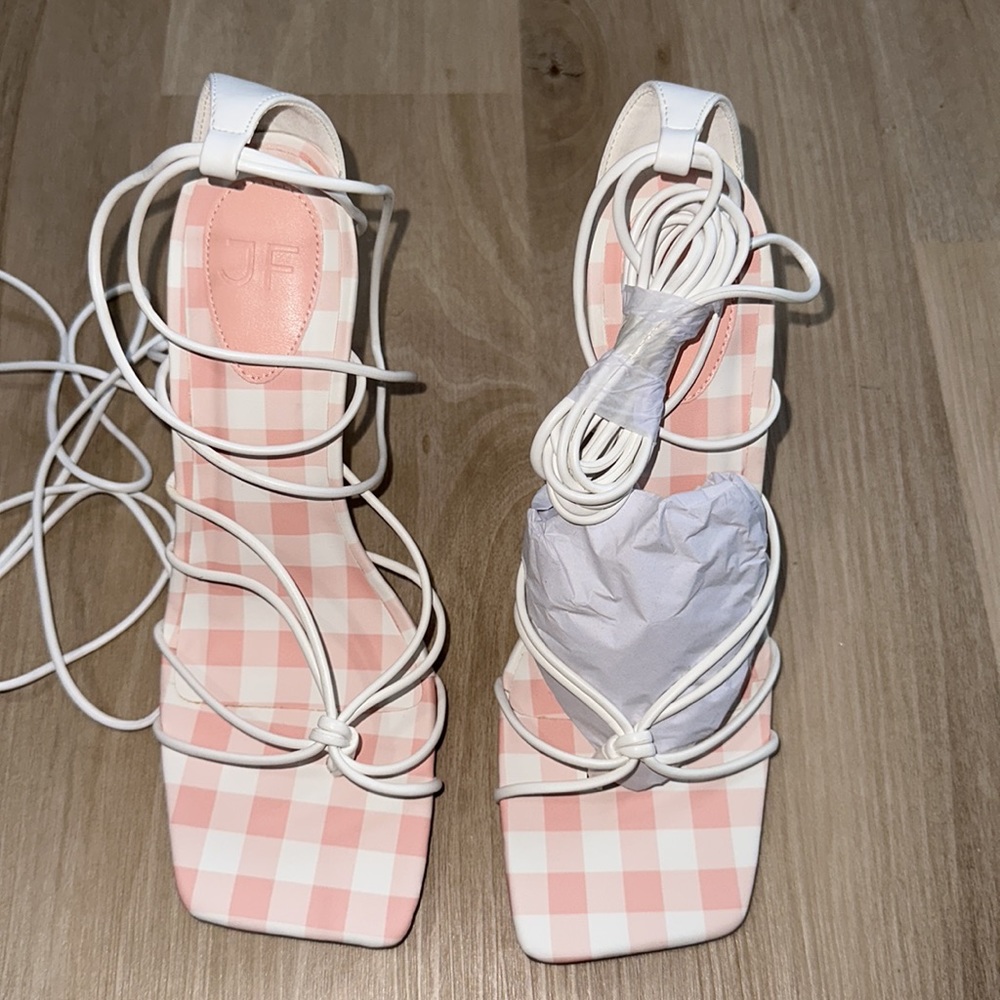 JUSTFAB LACE UP SANDAL - Picture 3 of 5